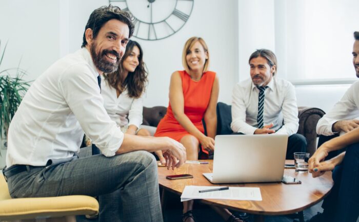 casual-businesspeople3-fp Group of businesspeople dressed casually illustrates blog "5 Things Every Small Business Needs"