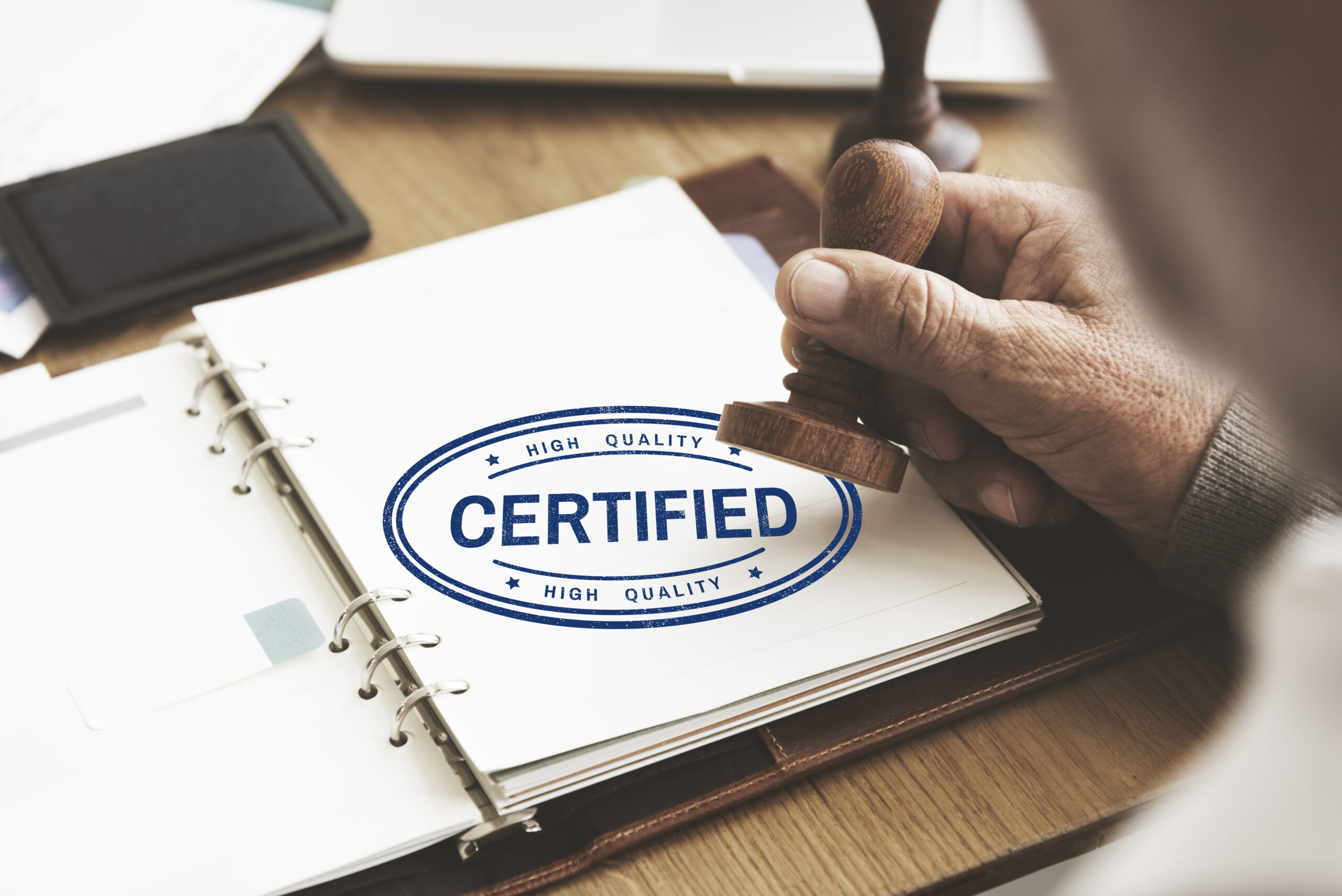 Certified Warranty Guarantee Insurance Assurance Concept