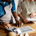 Small business owner in California applying for grants and funding
