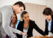 Entrepreneurs engaging in business mentorship in Pomona