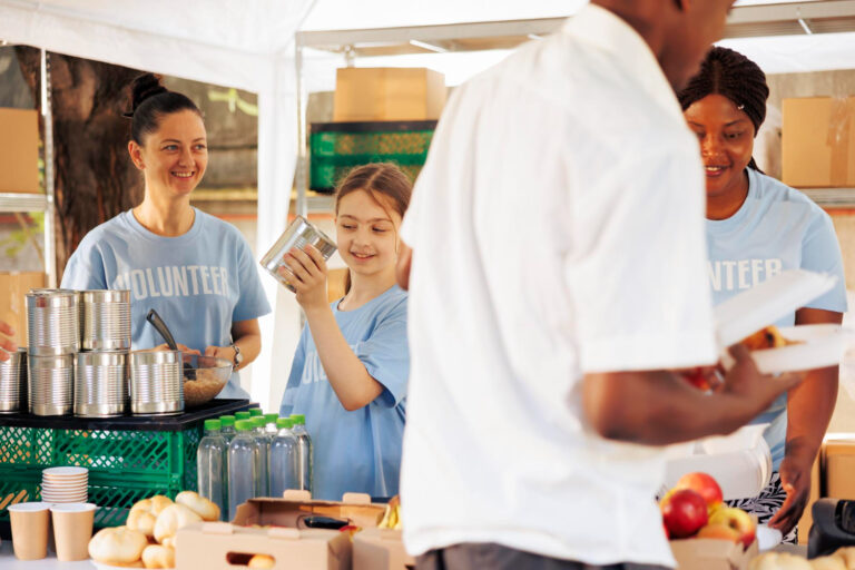 Volunteer engagement branding for local businesses in the community