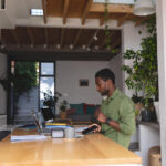 Small business workspace showcasing green office upgrades