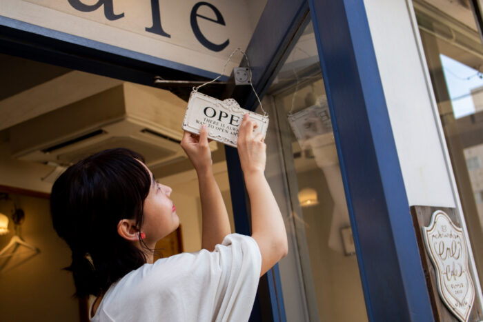 Small business owner improving local branding in the Pomona business community