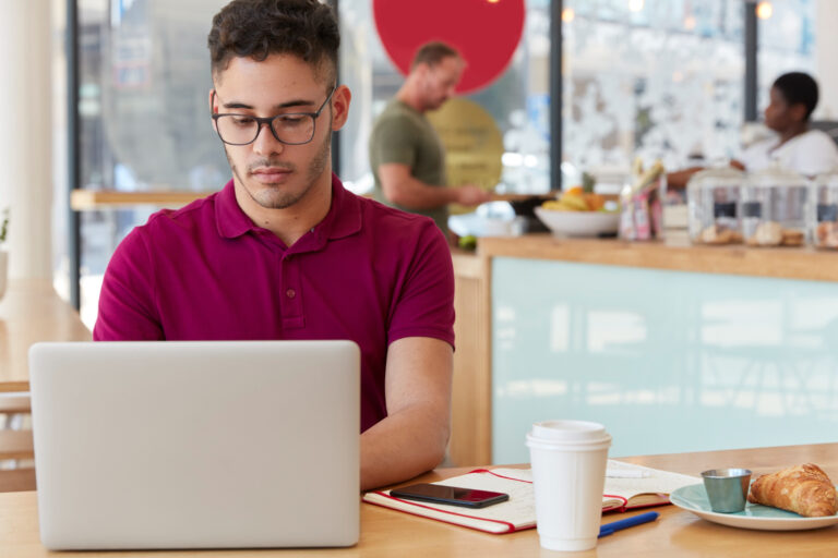 Business first impressions shown through a polished storefront and website review