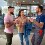 Local business team delivering a strong customer experience