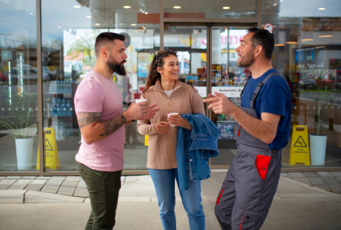 Local business team delivering a strong customer experience