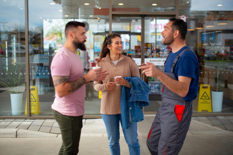 Local business team delivering a strong customer experience
