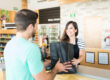 Small business owner using personalized service to improve customer experience