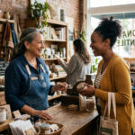Pomona business owner creating meaningful customer connections through attentive service
